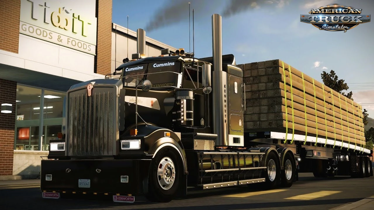 Kenworth T909 Truck for ATS - Video Gameplay