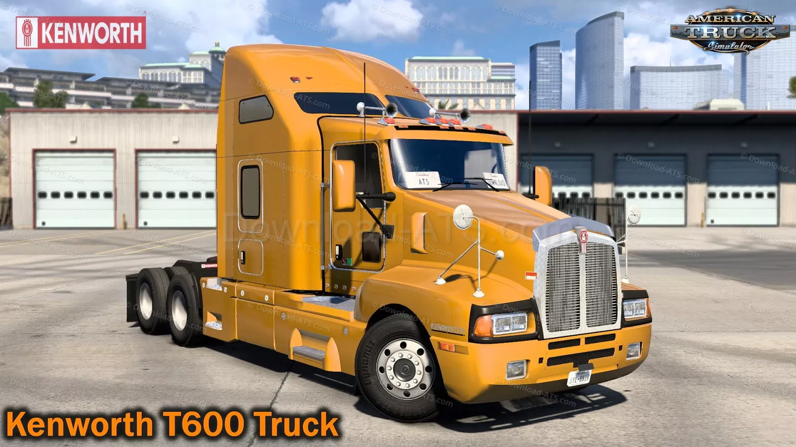 Kenworth T600 Truck v1.0.1 By HammyTheTrucker (1.50.x) for ATS