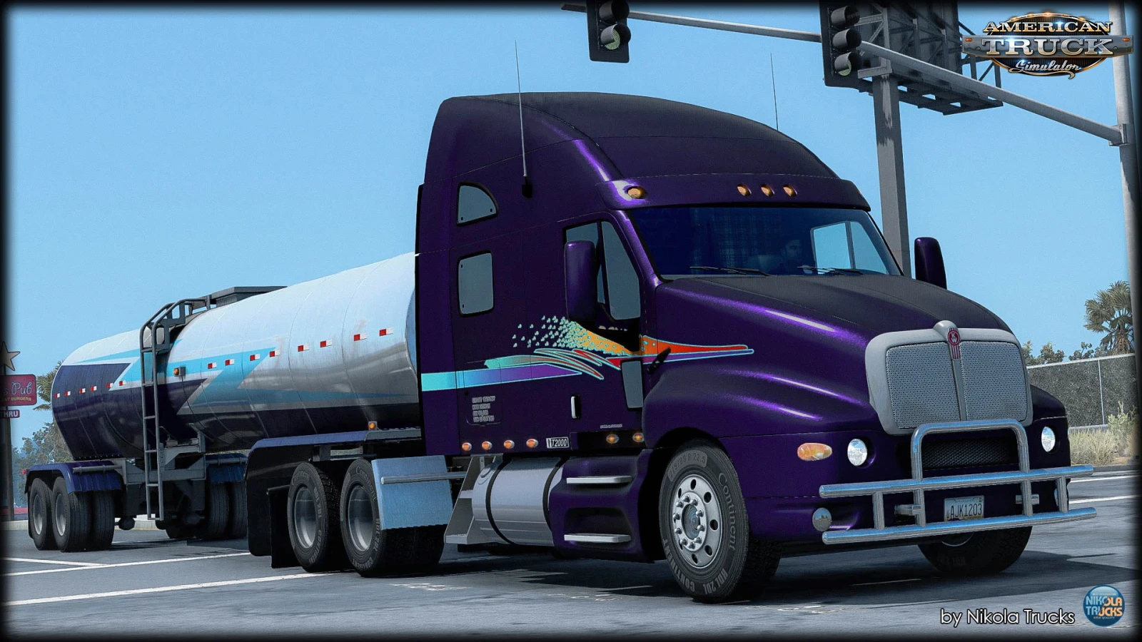 Kenworth T2000 Truck v8.0 By Nikola Trucks (1.50.x) for ATS