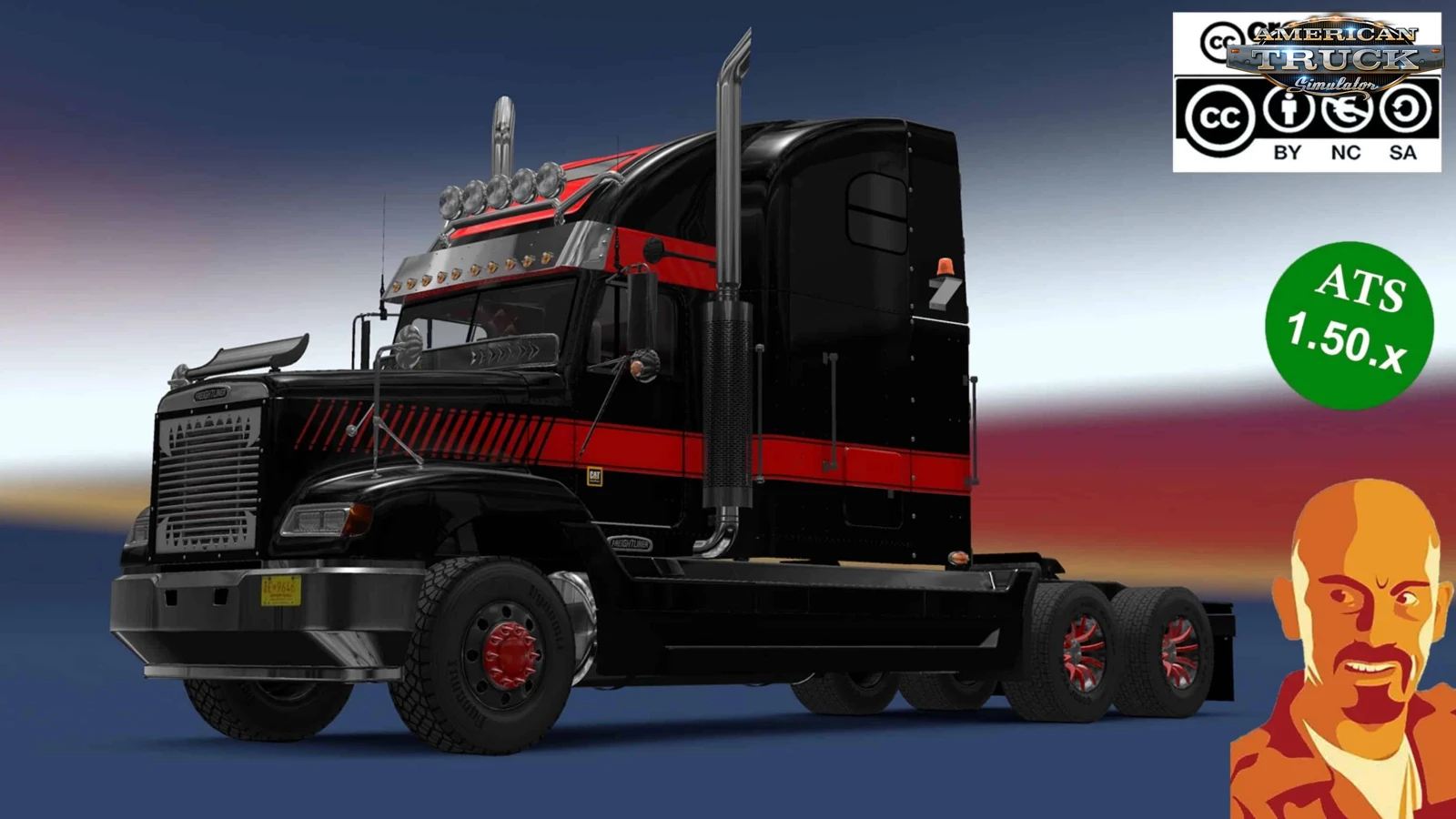 Freightliner FLD v1.1 By CyrusTheVirus (1.51.x) for ATS