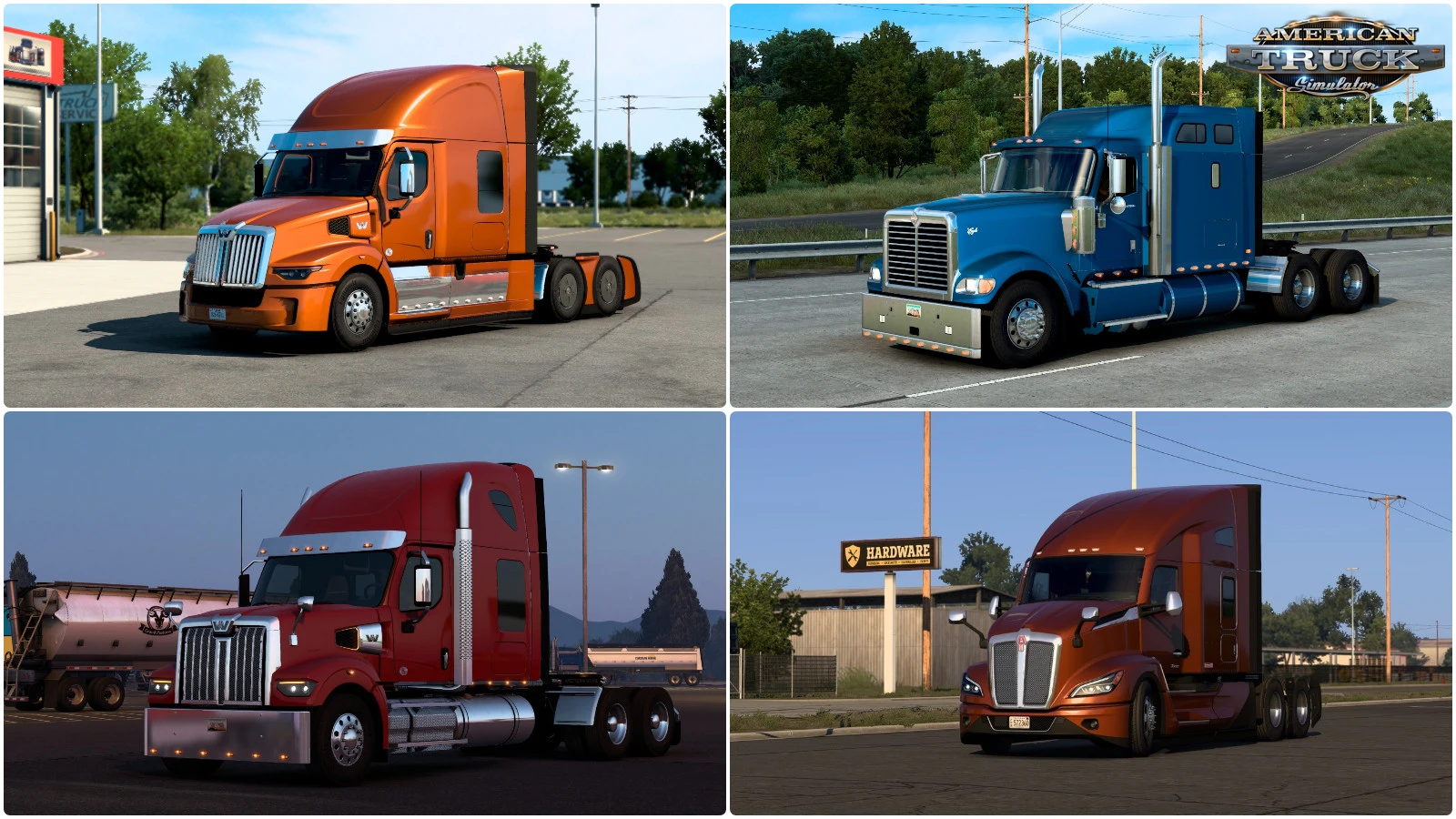 Add-ons Pack By Sherman for Various Trucks (1.51.x) for ATS