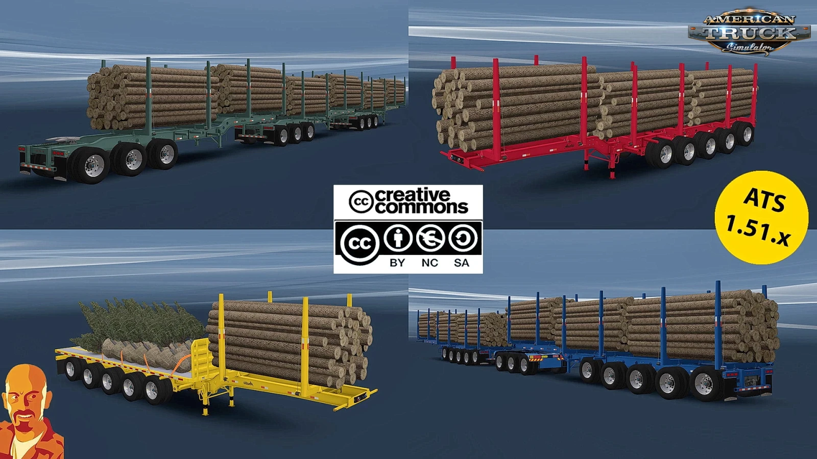 Arctic Logs Trailers v6.3 by CyrusTheVirus (1.51.x) for ATS