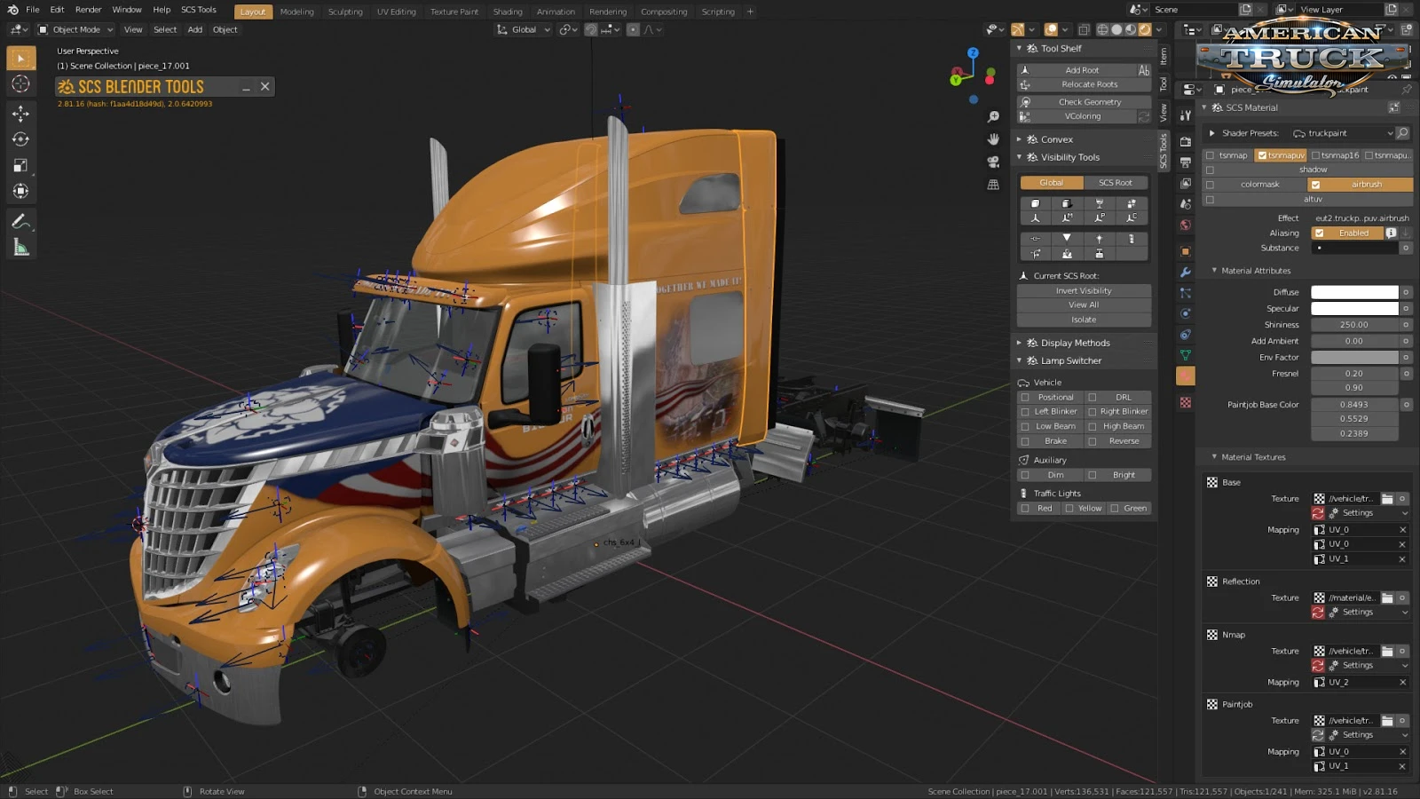 SCS Blender Tools v2.4.1 (1.51.x) for ATS and ETS2