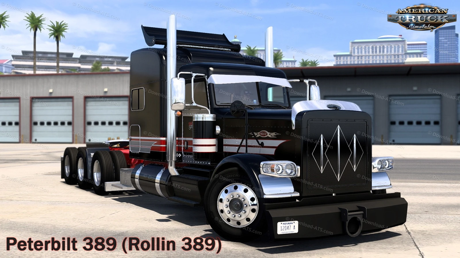 Peterbilt 389 (Rollin 389) + Interior v2.6 (1.51.x) for ATS