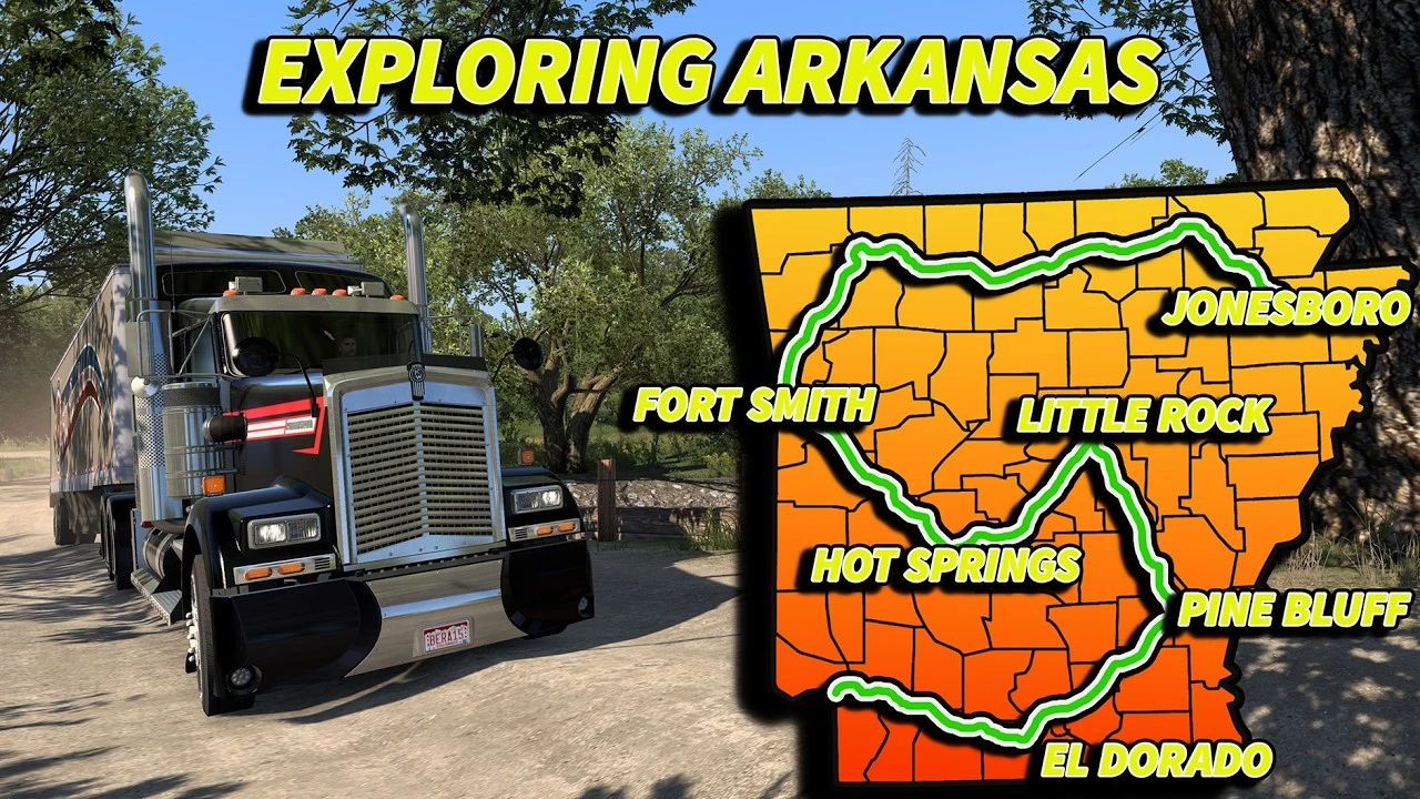 Arkansas DLC By SCS Software - American Truck Simulator