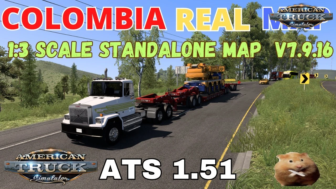 Colombia Real Map (1.51.x) - American Truck Simulator