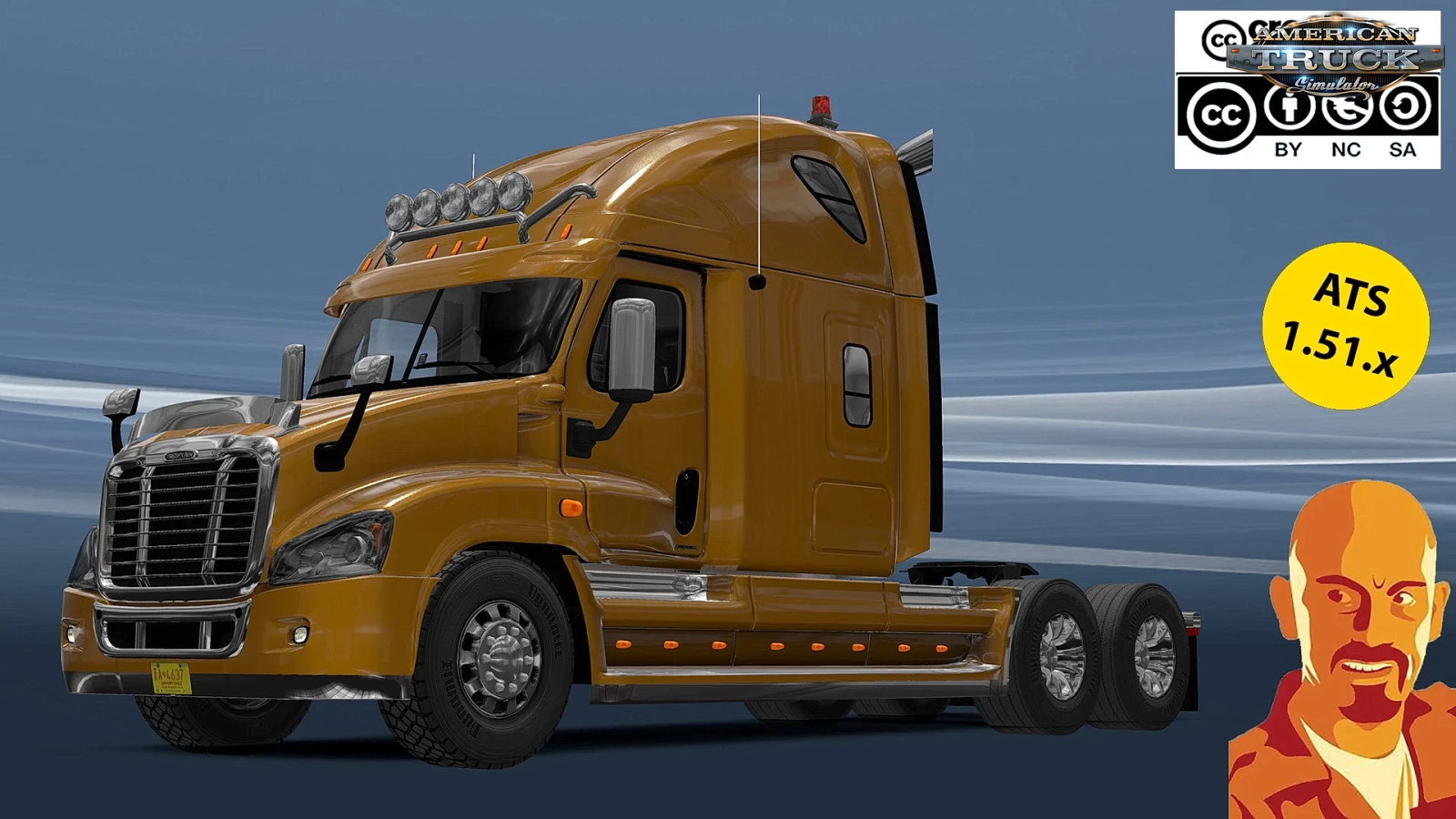 Freightliner Cascadia 2018 v4.1 by CyrusTheVirus (1.51.x)