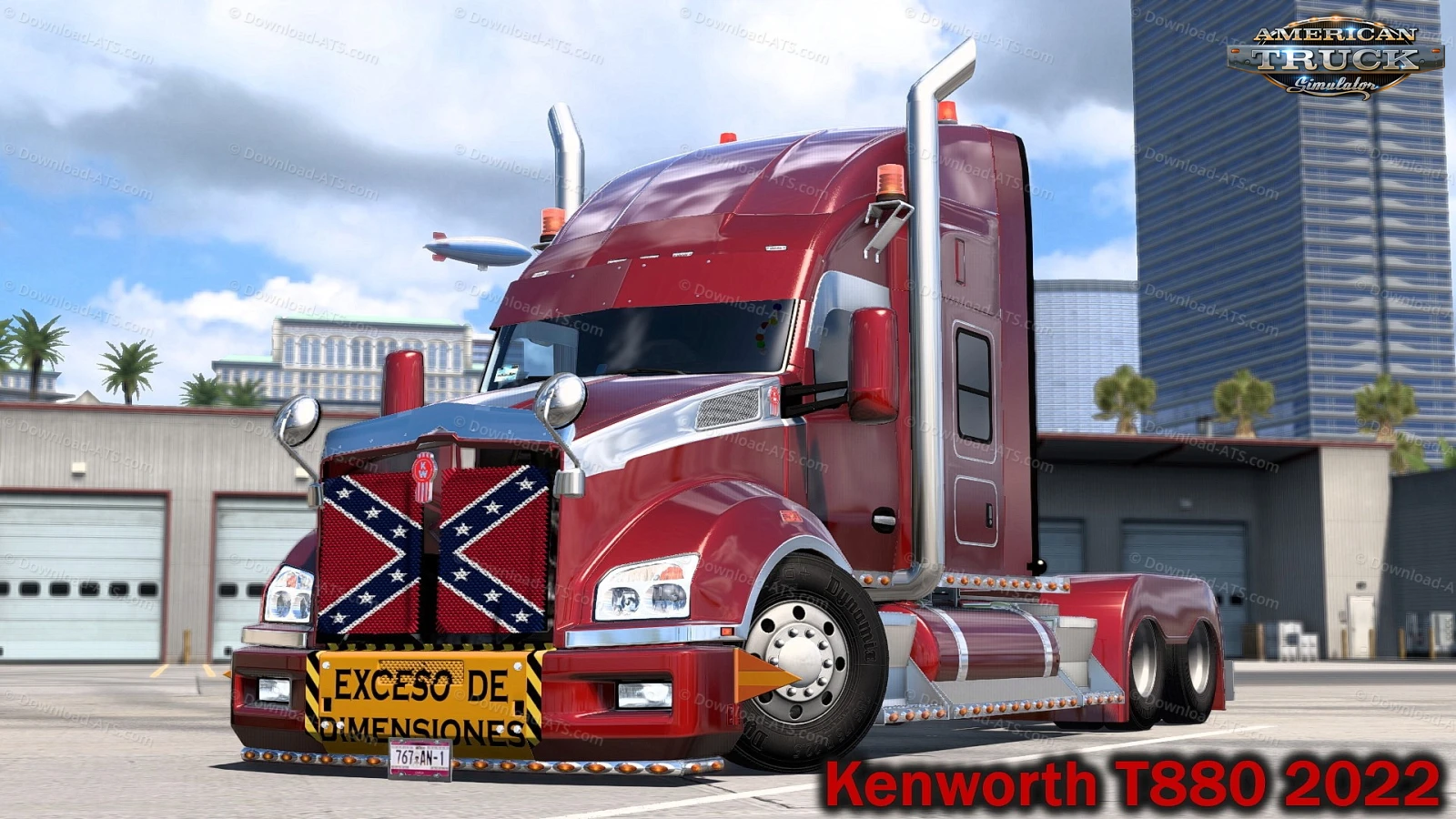 Kenworth T880 2022 Mexicano + Interior v1.0 (1.51.x) for ATS