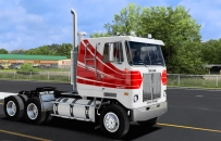 GMC White Cabover Truck By Station95 for ATS
