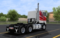 GMC White Cabover Truck By Station95 for ATS