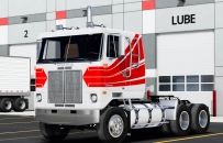 GMC White Cabover Truck By Station95 for ATS