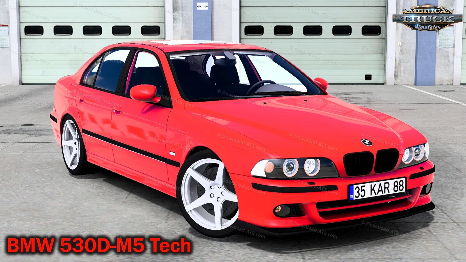 BMW 530D-M5 Tech + Interior v1.8 (1.53.x) for ATS