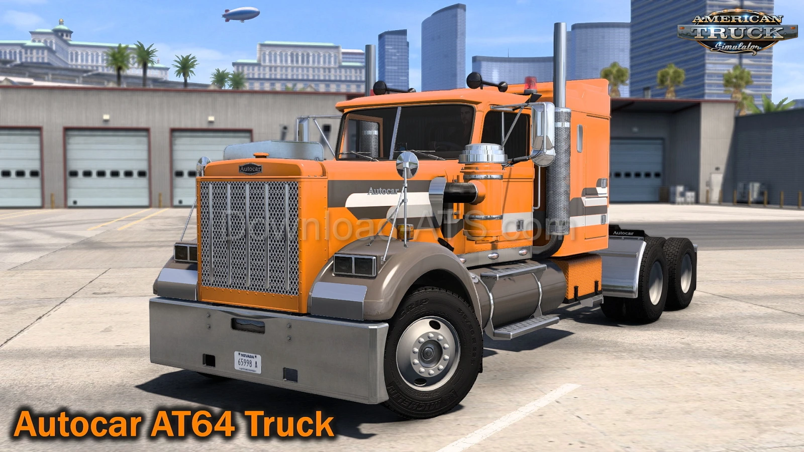 Autocar AT64 Truck + Interior v1.3 by XBS (1.52.x) for ATS