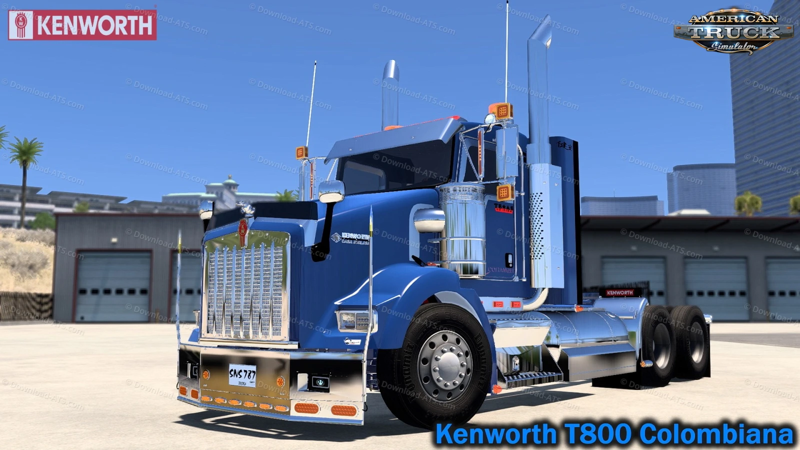 Kenworth T800 Colombiana Truck v1.0 (1.53.x) for ATS