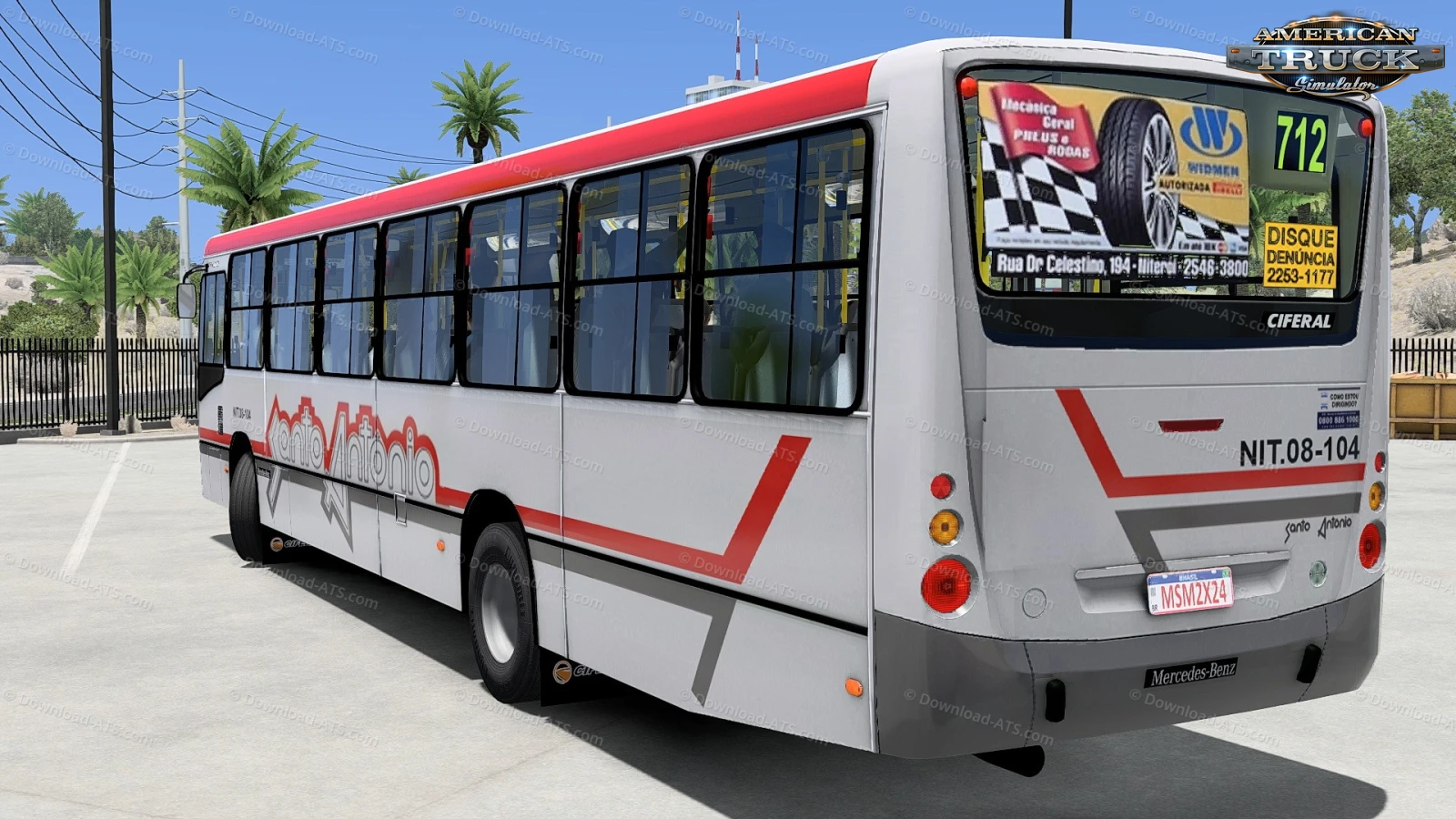 Ciferal Citmax Bus + Interior v1.1 (1.53.x) for ATS