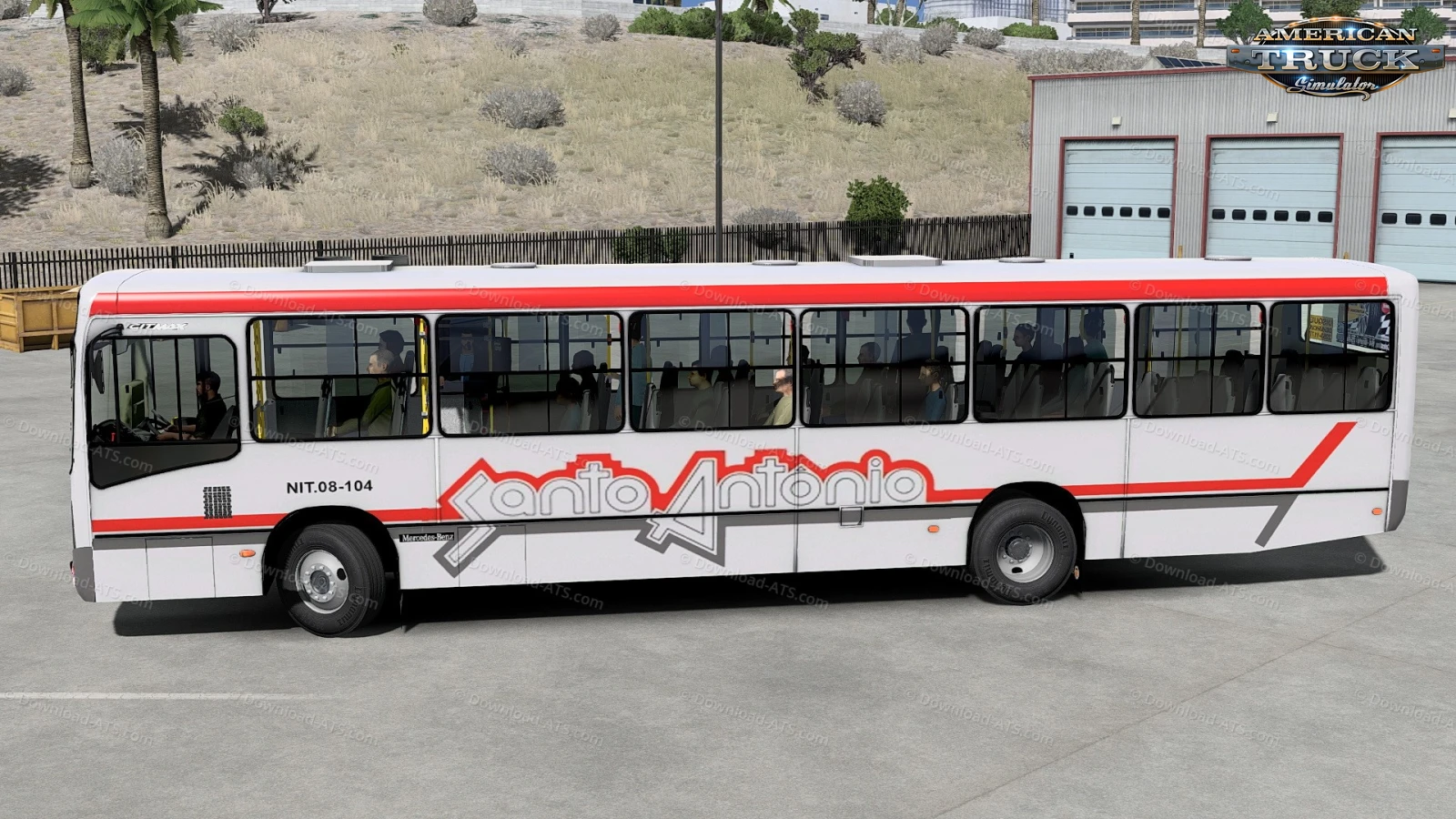 Ciferal Citmax Bus + Interior v1.1 (1.53.x) for ATS