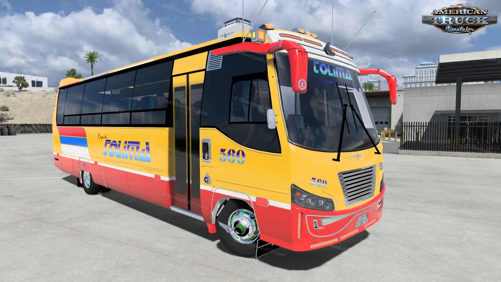 JGB Ibiza Bus + Interior v1.0 (1.53.x) for ATS