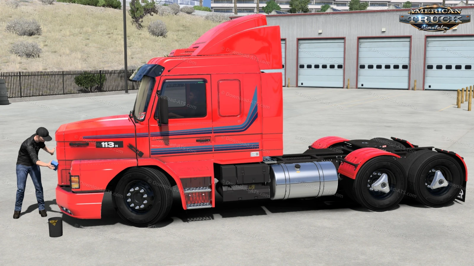 Scania 113H Topline Truck + Interior v1.6 (1.53.x) for ATS