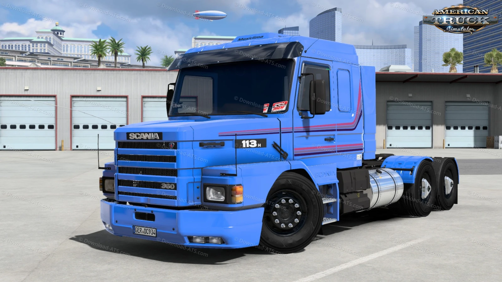 Scania 113H Topline Truck + Interior v1.6 (1.53.x) for ATS