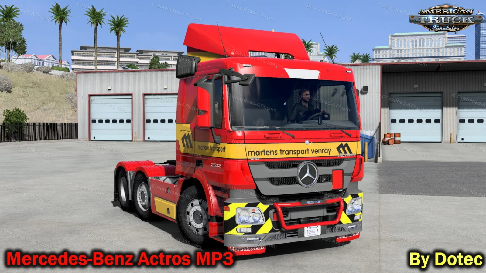 Mercedes-Benz Actros MP3 v1.3.5 By Dotec (1.53.x) for ATS