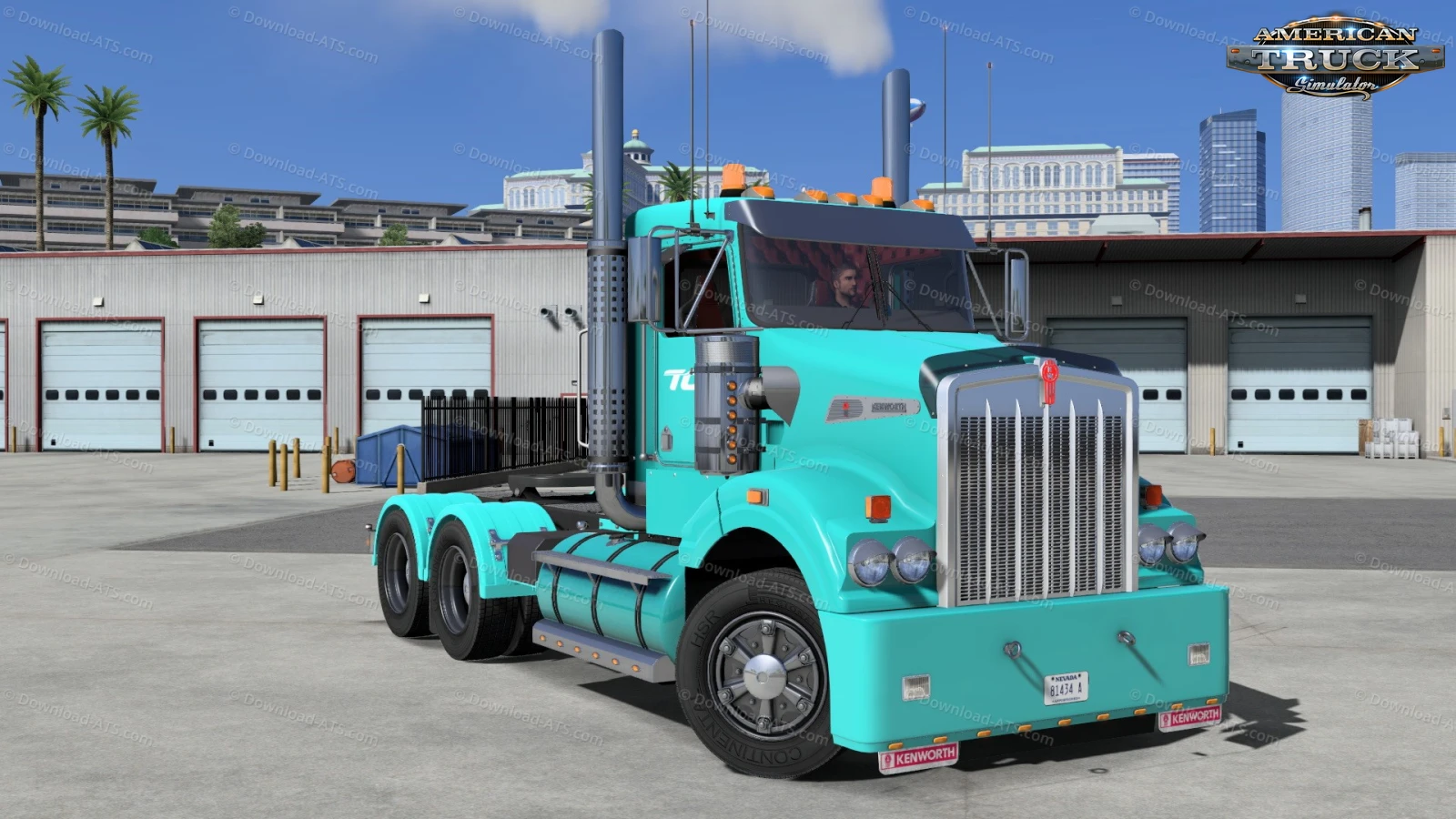 Kenworth T408 SAR + Interior v2.0 (1.54.x) for ATS | RTA Mods