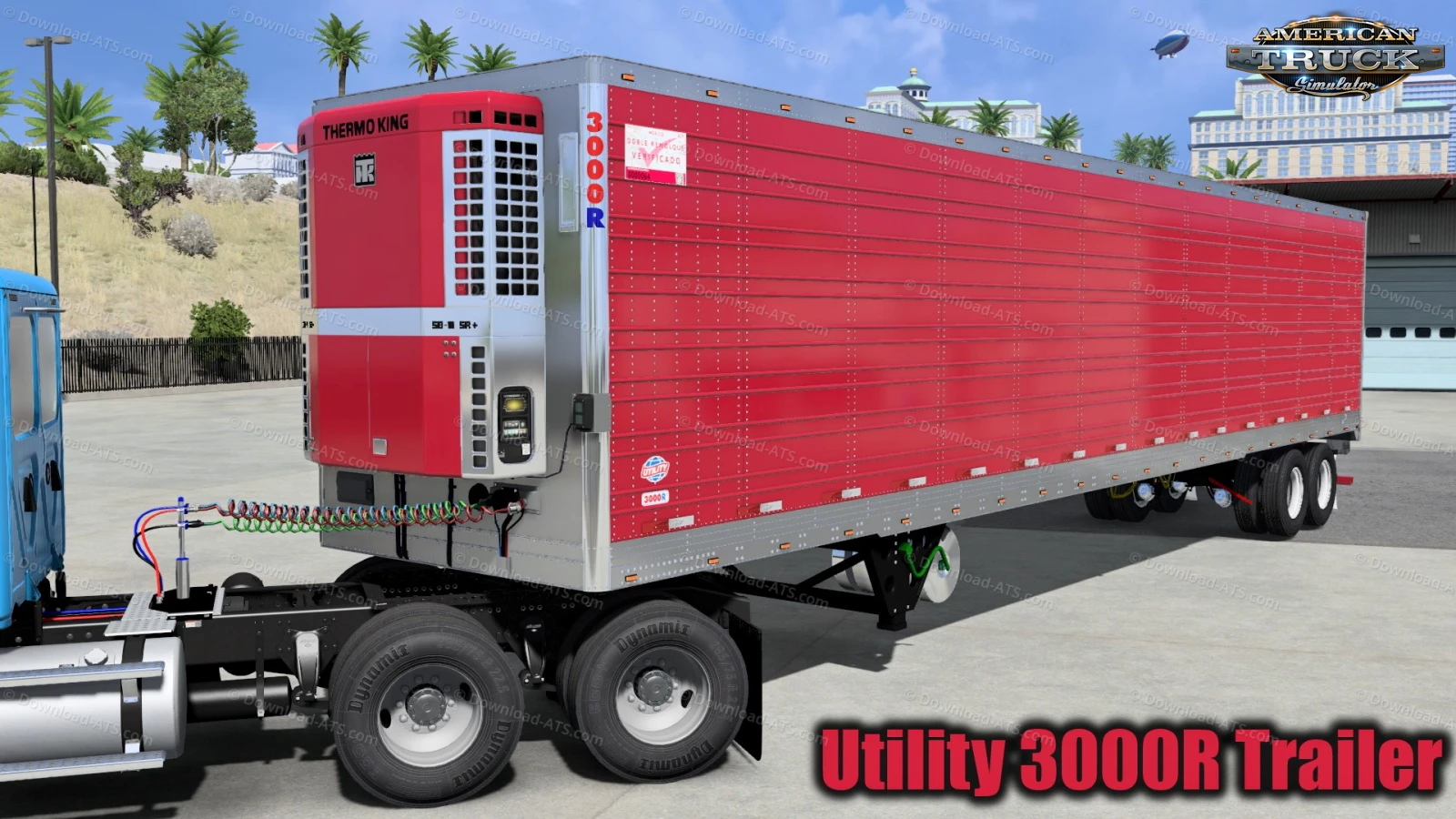 Utility 3000R Trailer Custom Mexa v1.1 (1.54.x) for ATS