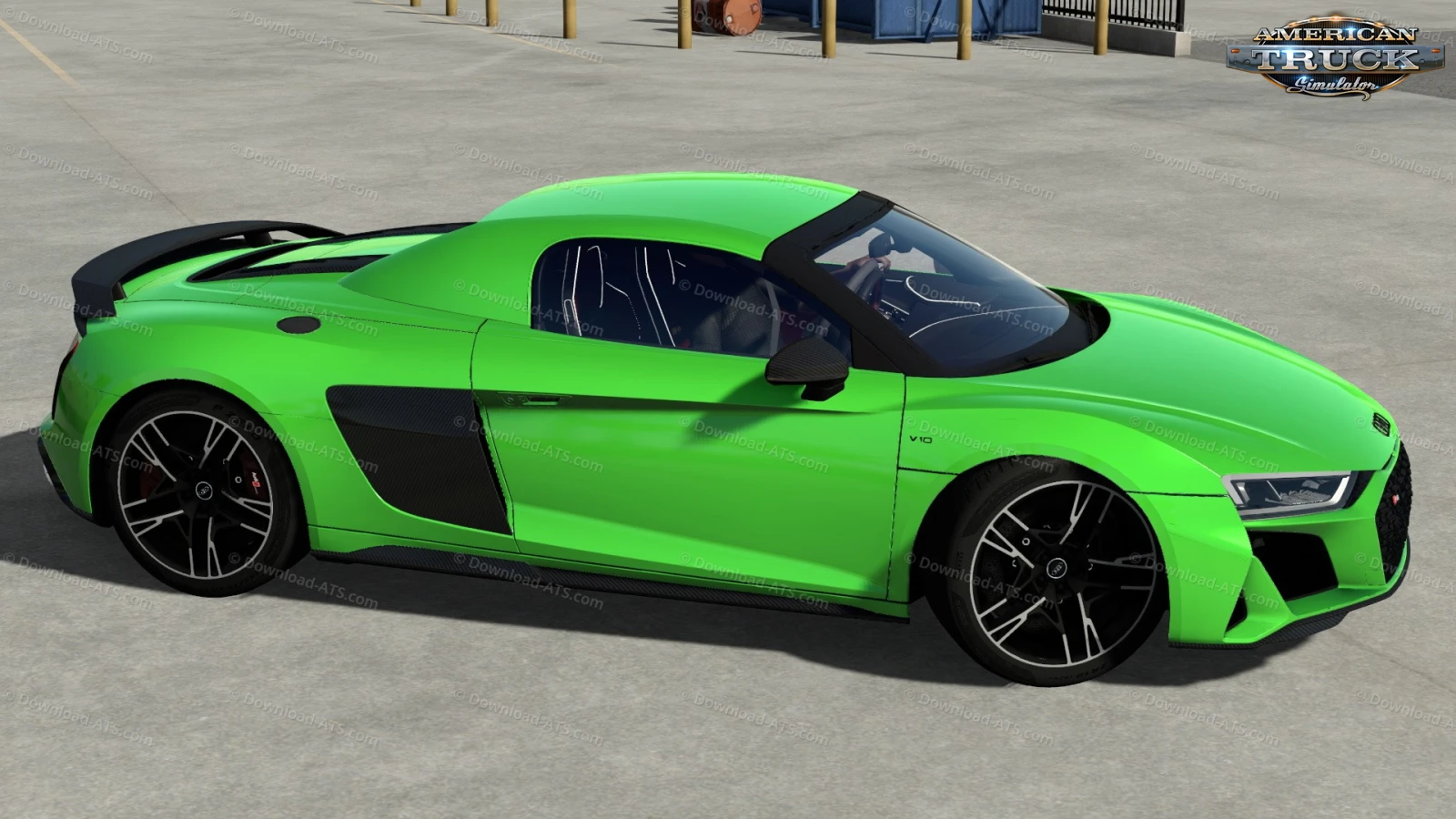 Audi R8 V10 Spyder 2021 + Interior v1.5 (1.57.x) for ATS