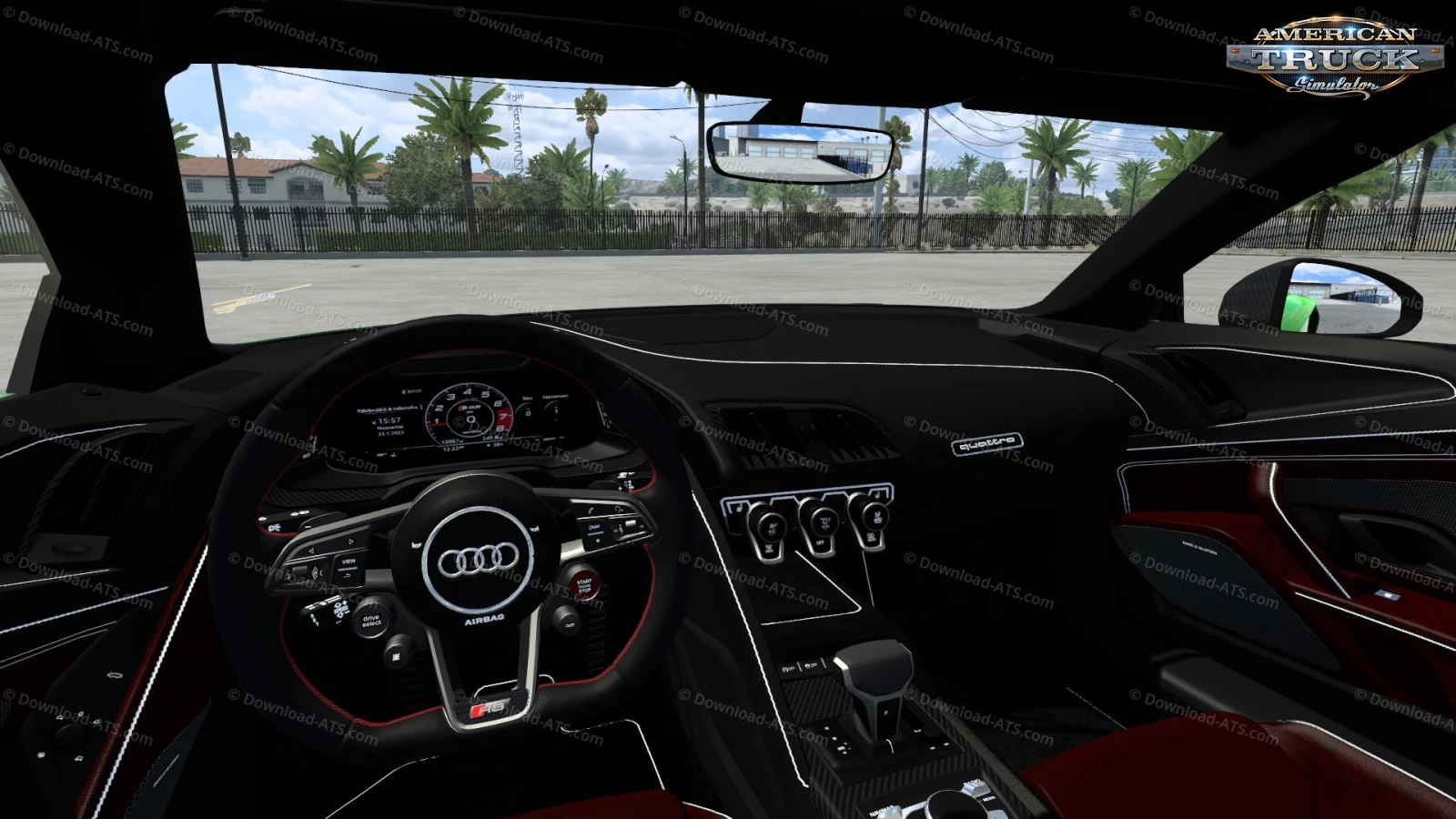 Audi R8 V10 Spyder 2021 + Interior v1.5 (1.57.x) for ATS