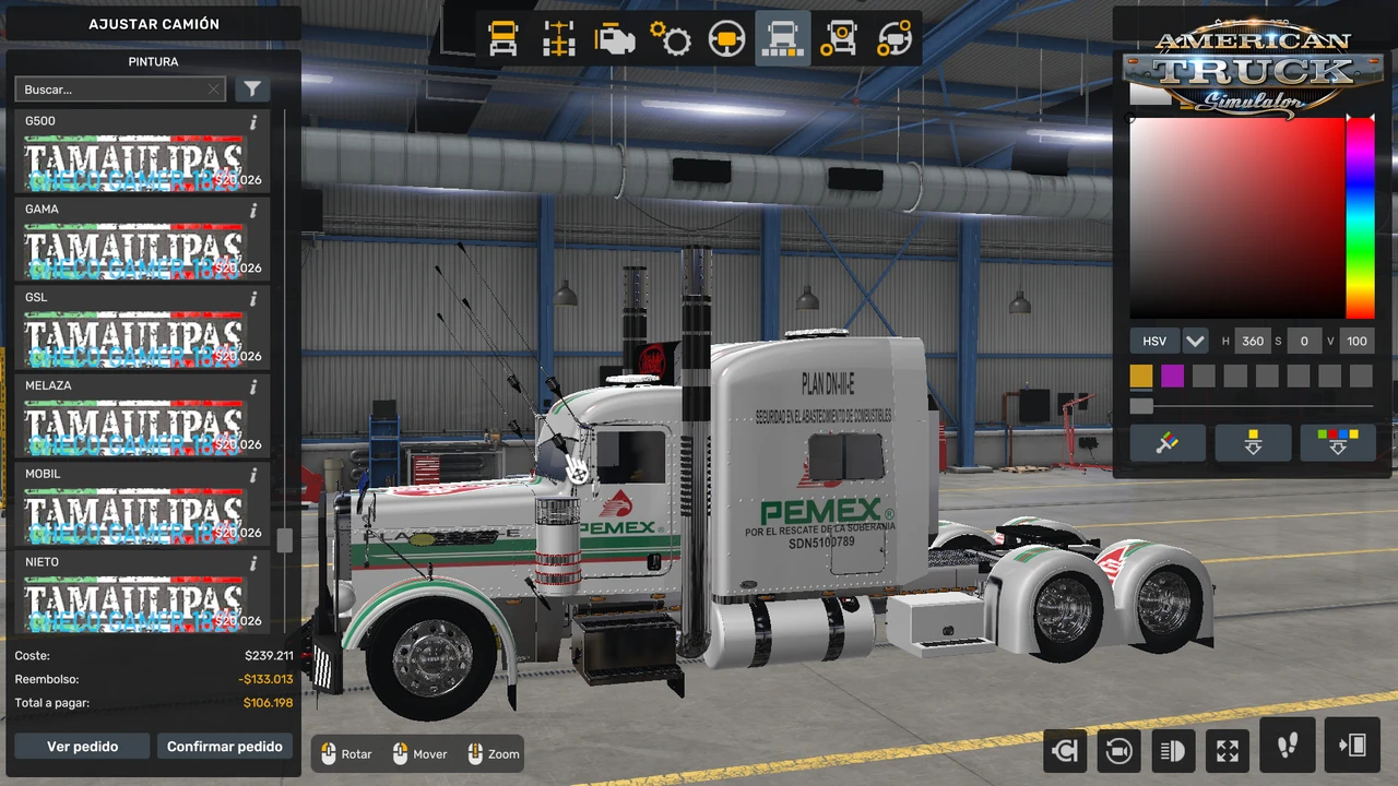 Peterbilt viper 1.5 + Skins mexicanas