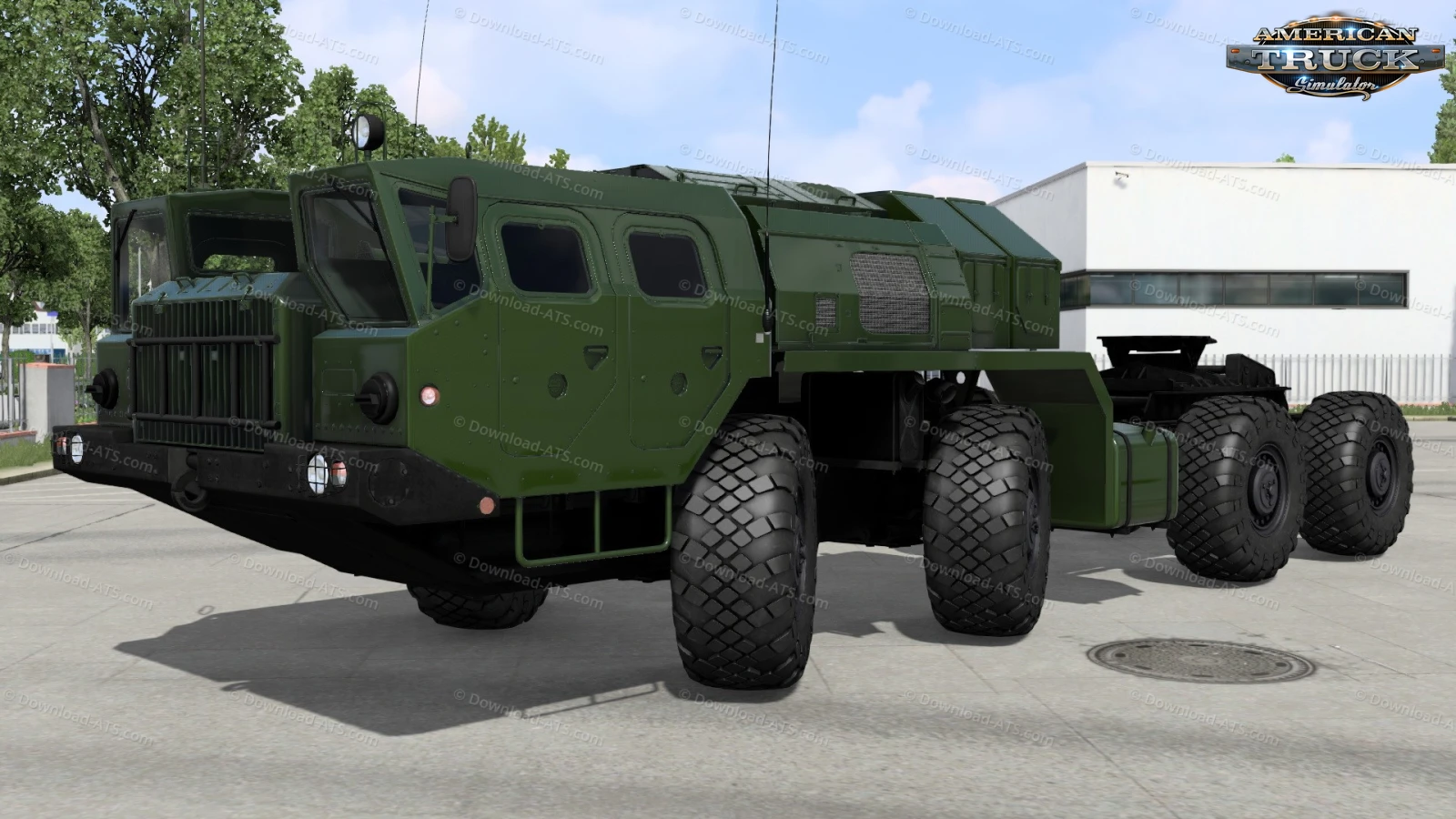 MAZ-7910 Millitary Truck + Interior v1.2 (1.58.x) for ATS