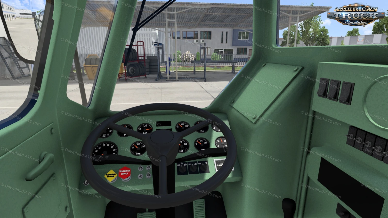 MAZ-7910 Millitary Truck + Interior v1.2 (1.58.x) for ATS