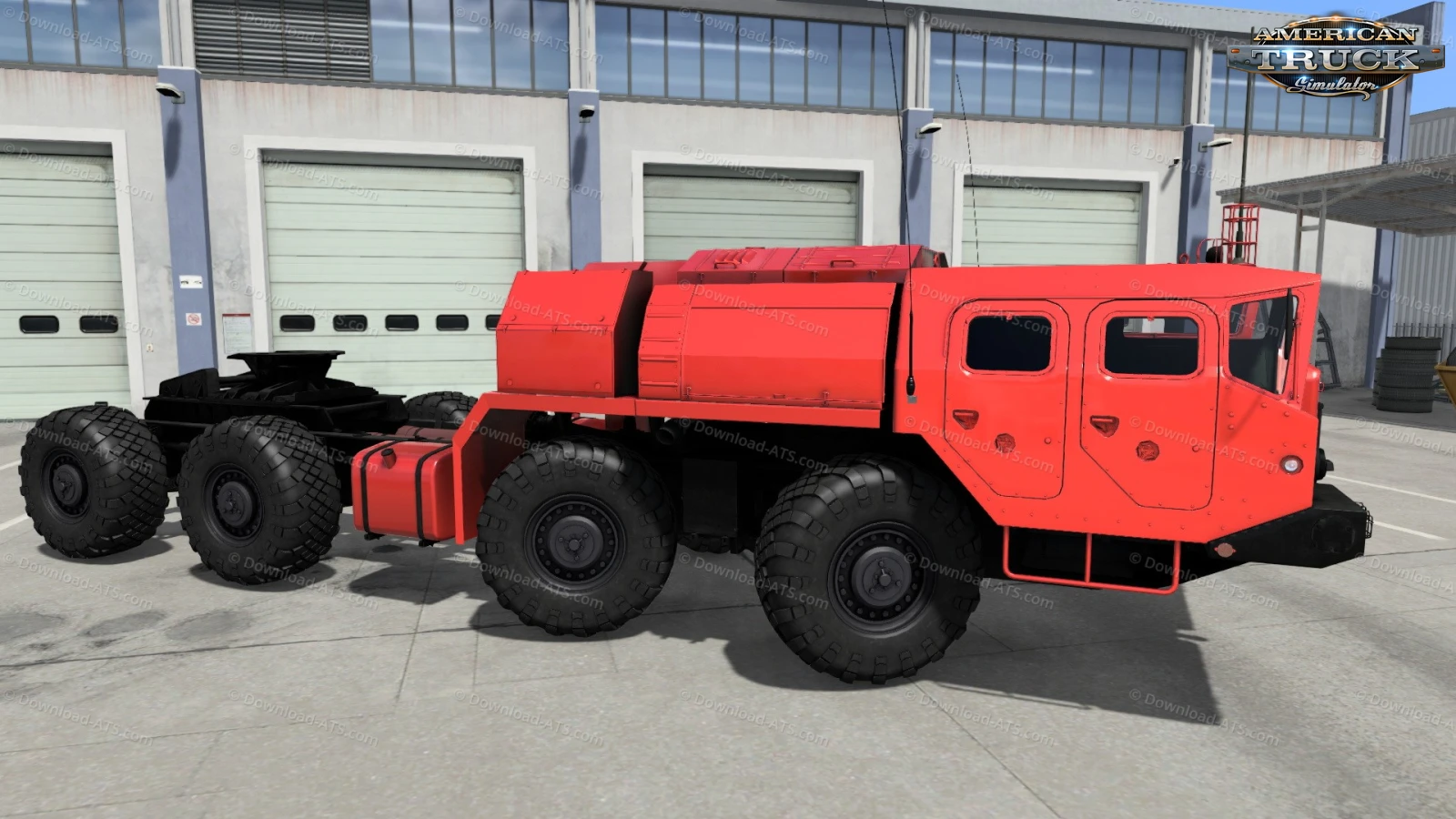 MAZ-7910 Millitary Truck + Interior v1.2 (1.58.x) for ATS