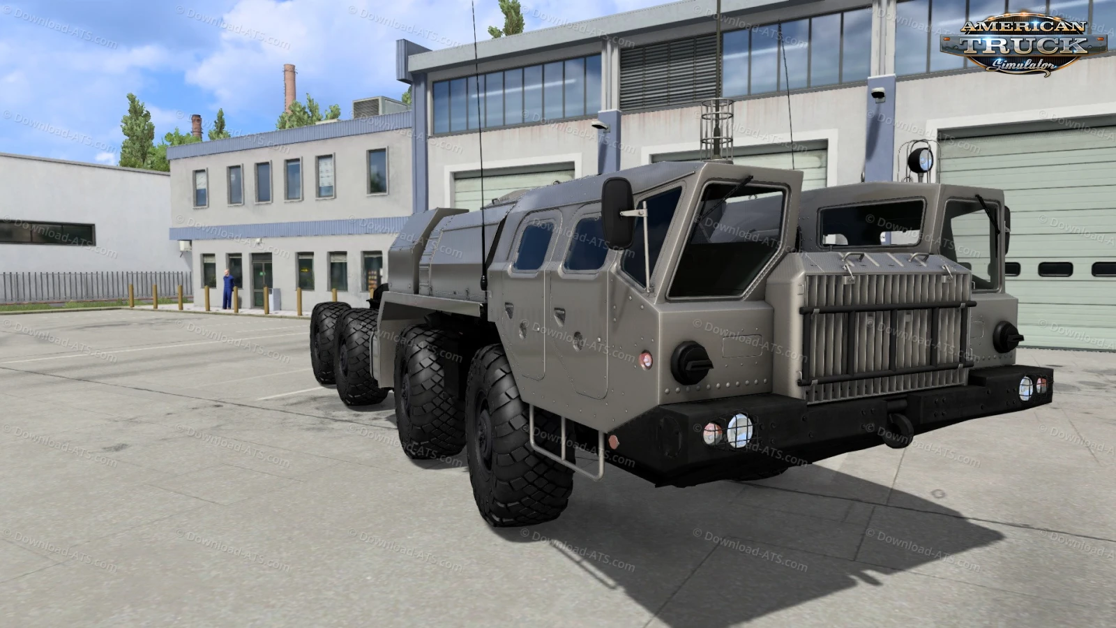 MAZ-7910 Millitary Truck + Interior v1.2 (1.58.x) for ATS