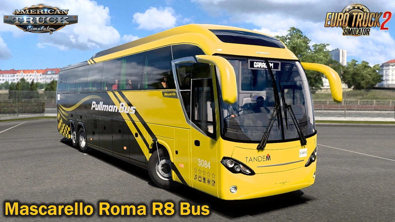 Mascarello Roma R8 Bus + Interior v1.4 (1.54.x) for ATS