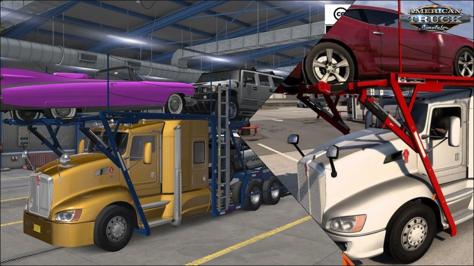 Kenworth T660 Car Hauler v2.0 (1.55.x) for ATS