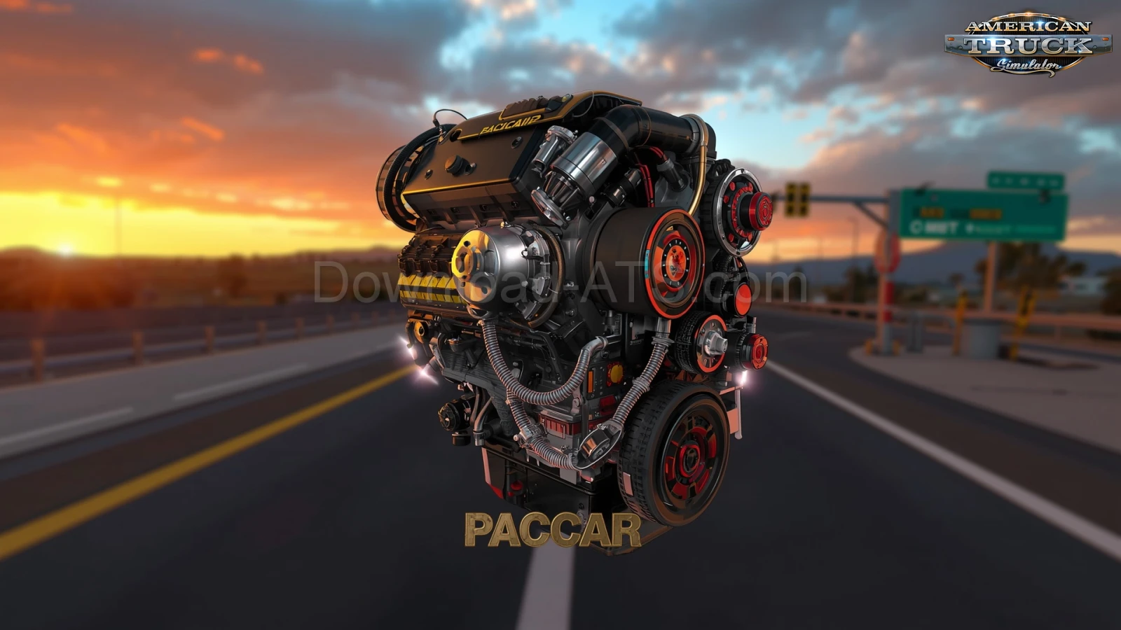Paccar MX-13 Stock Sound v4.0 (1.55.x) for ATS