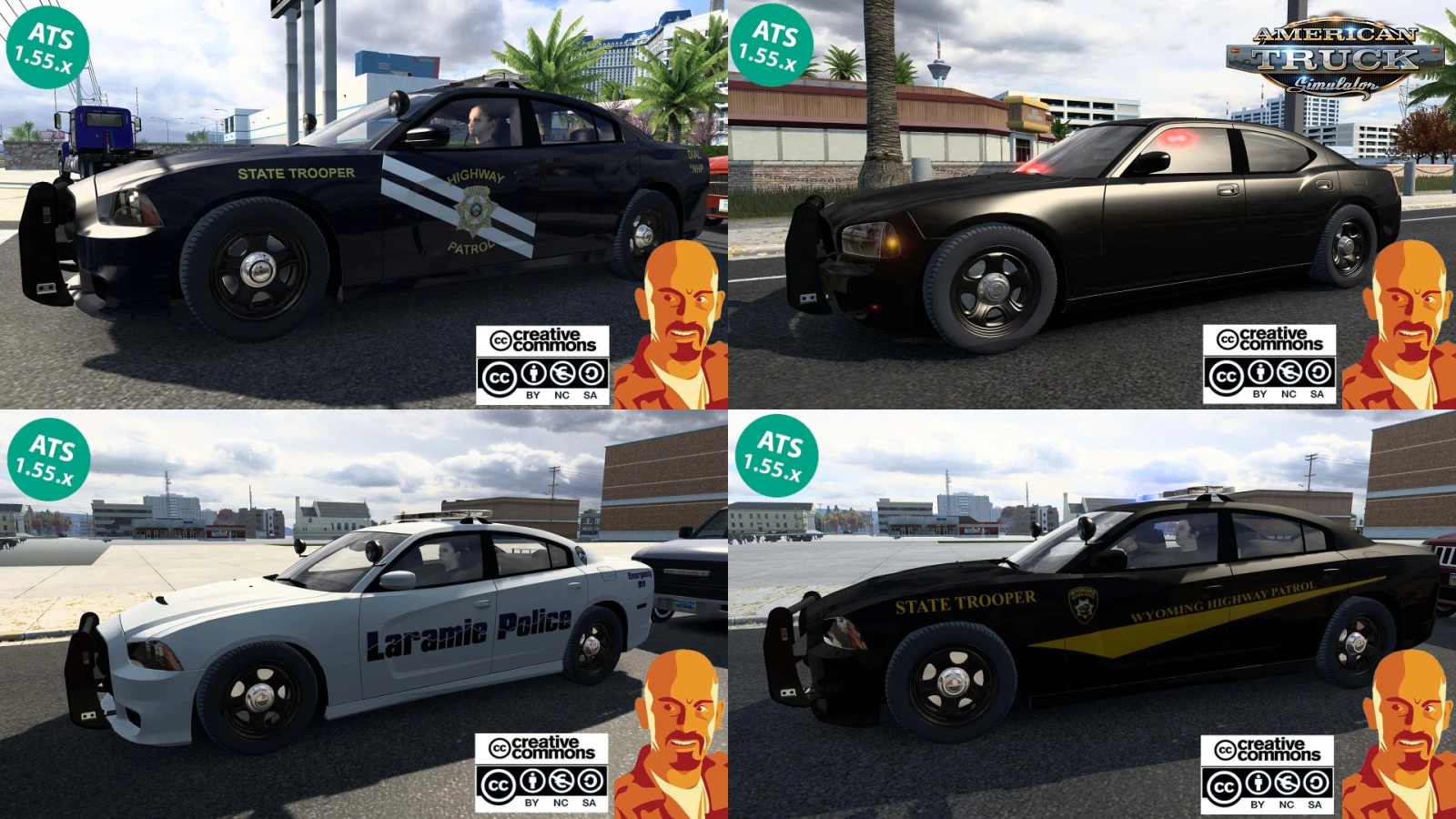 USA Police Traffic v2.0 by CyrusTheVirus (1.55.x) for ATS