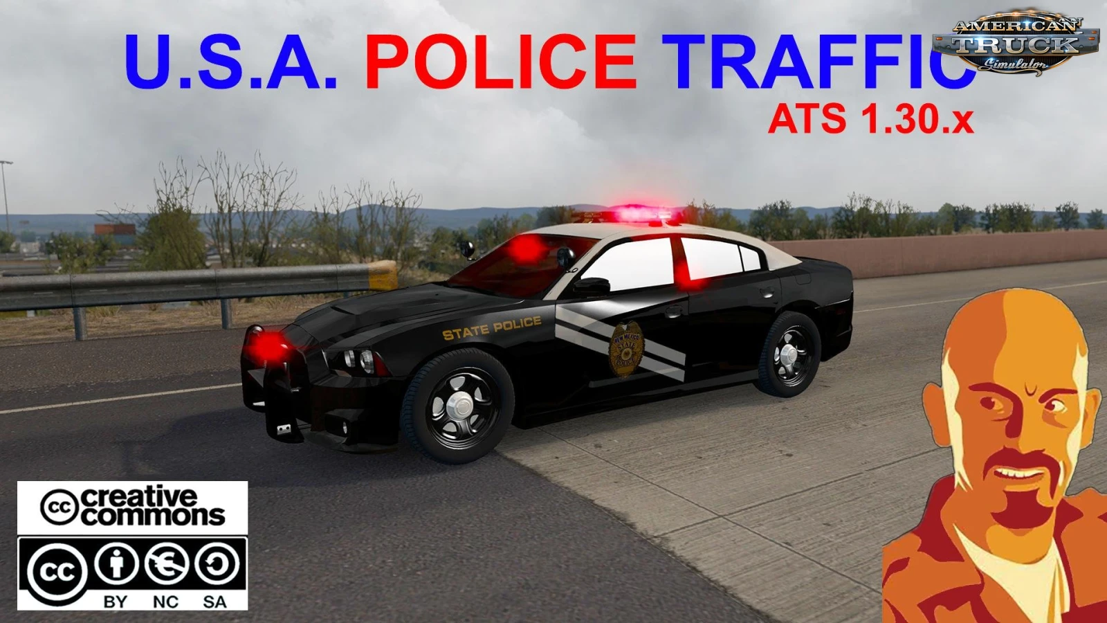 USA Police Traffic v2.0 by CyrusTheVirus (1.55.x) for ATS
