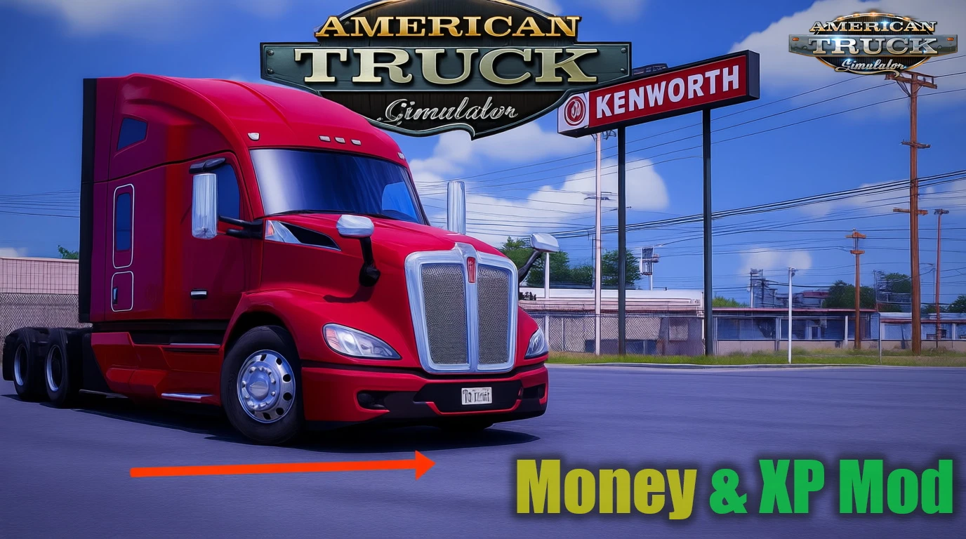 Money & XP Mod v1.8 (1.55.x) for ATS