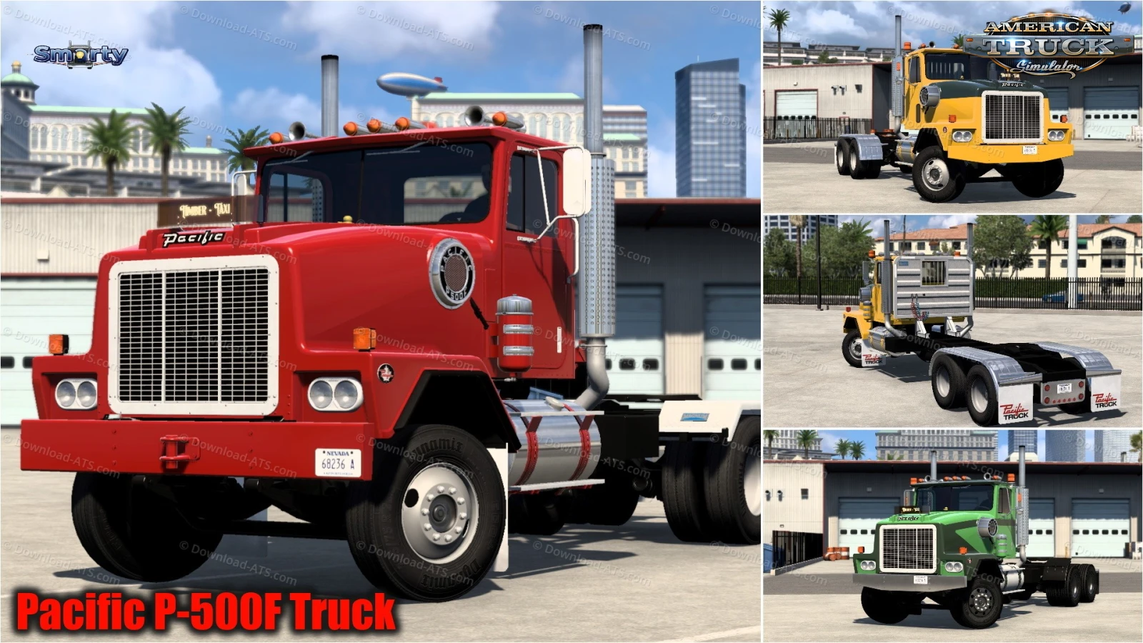 Pacific P-500F Truck + Interior v1.0 (1.55.x) for ATS Pacific P-500F Truck + Interior v1.0 (1.55.x) for ATS