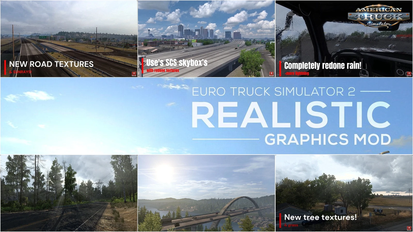 Realistic Graphics Mod v1.5.6 (1.56.x) for ATS