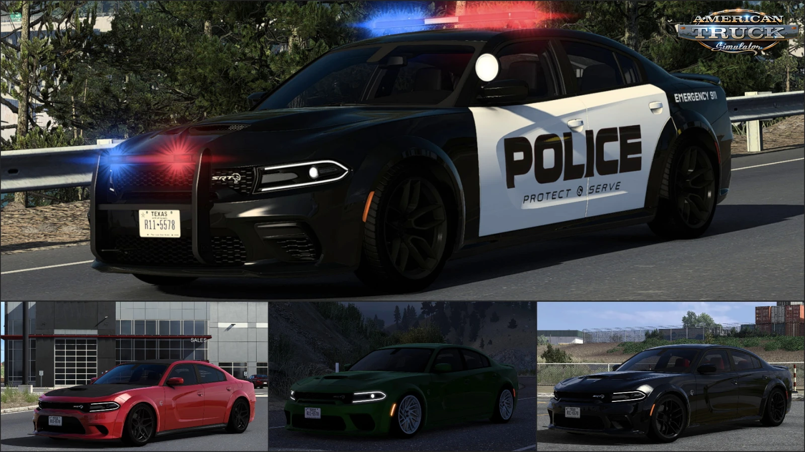 Dodge Charger SRT Hellcat Redeye Widebody 2021 v1.6 (1.56.x)