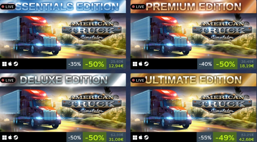 American Truck Simulator Autumn Sale