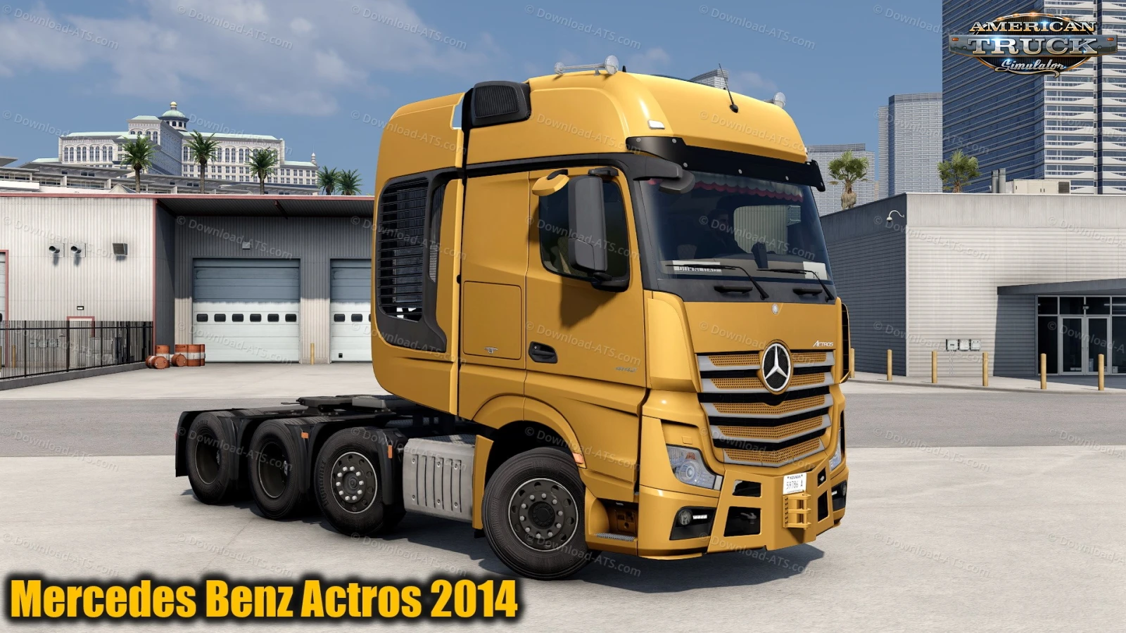 Mercedes Benz Actros 2014 + Interior v1.2.5 (1.56.x) for ATS