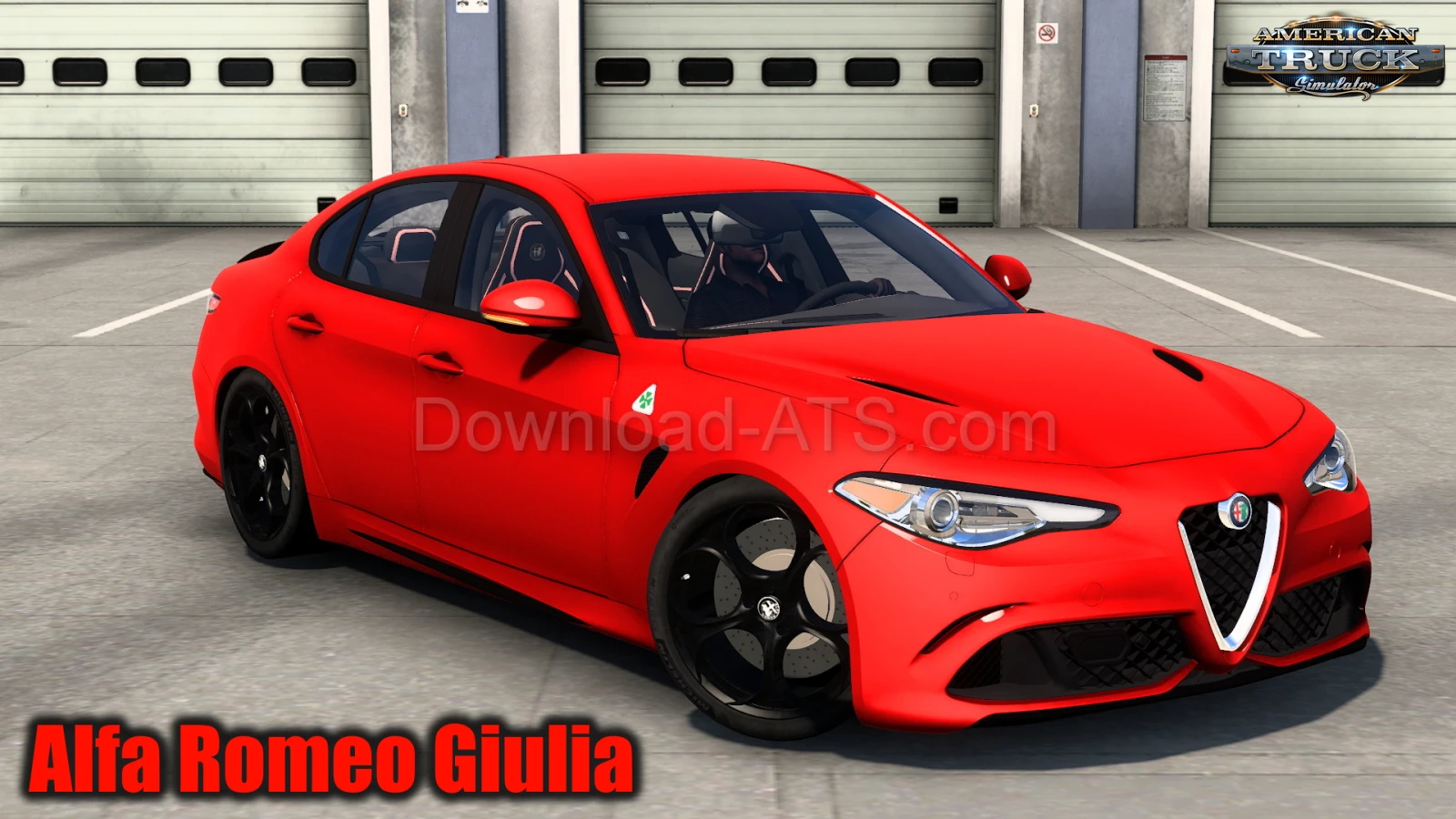Alfa Romeo Giulia + Interior v1.160 (1.57.x) for ATS