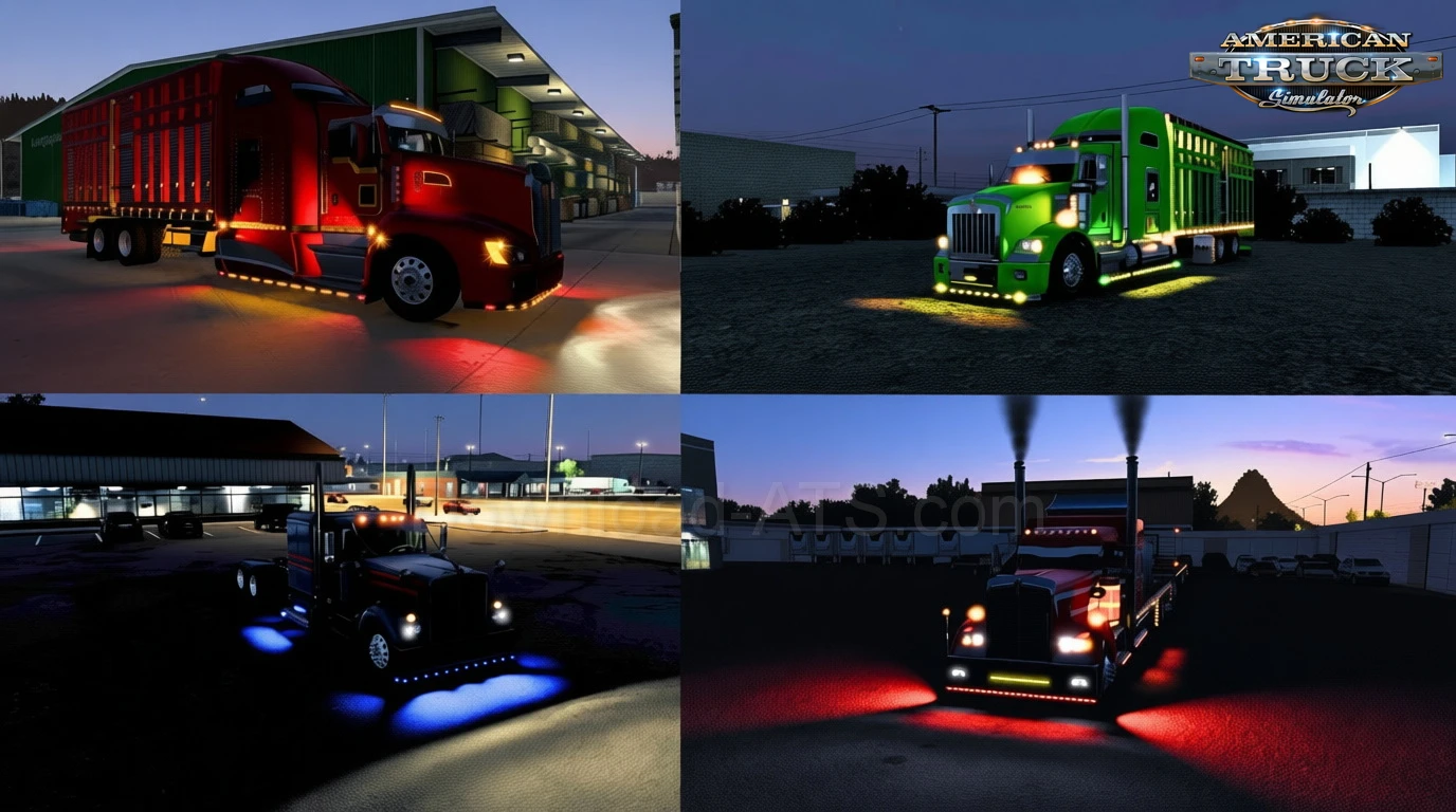 Led Mega Pack (Tuning Lights) v1.0 (1.57.x) for ATS