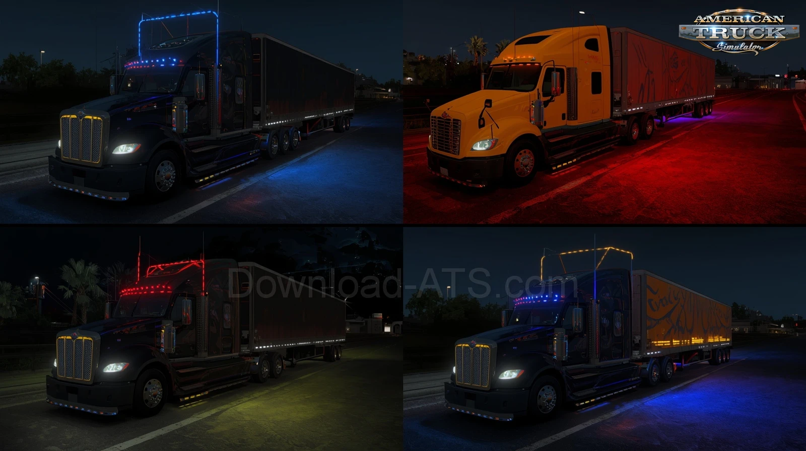 Led Mega Pack (Tuning Lights) v1.0 (1.57.x) for ATS