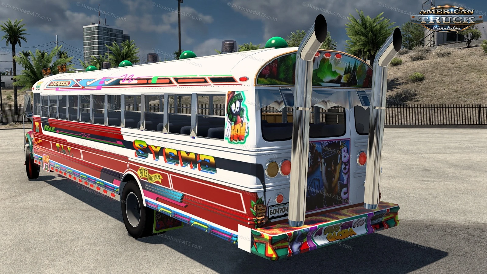 Diablo Rojo Panama Bus v1.7 (1.57.x) for ATS