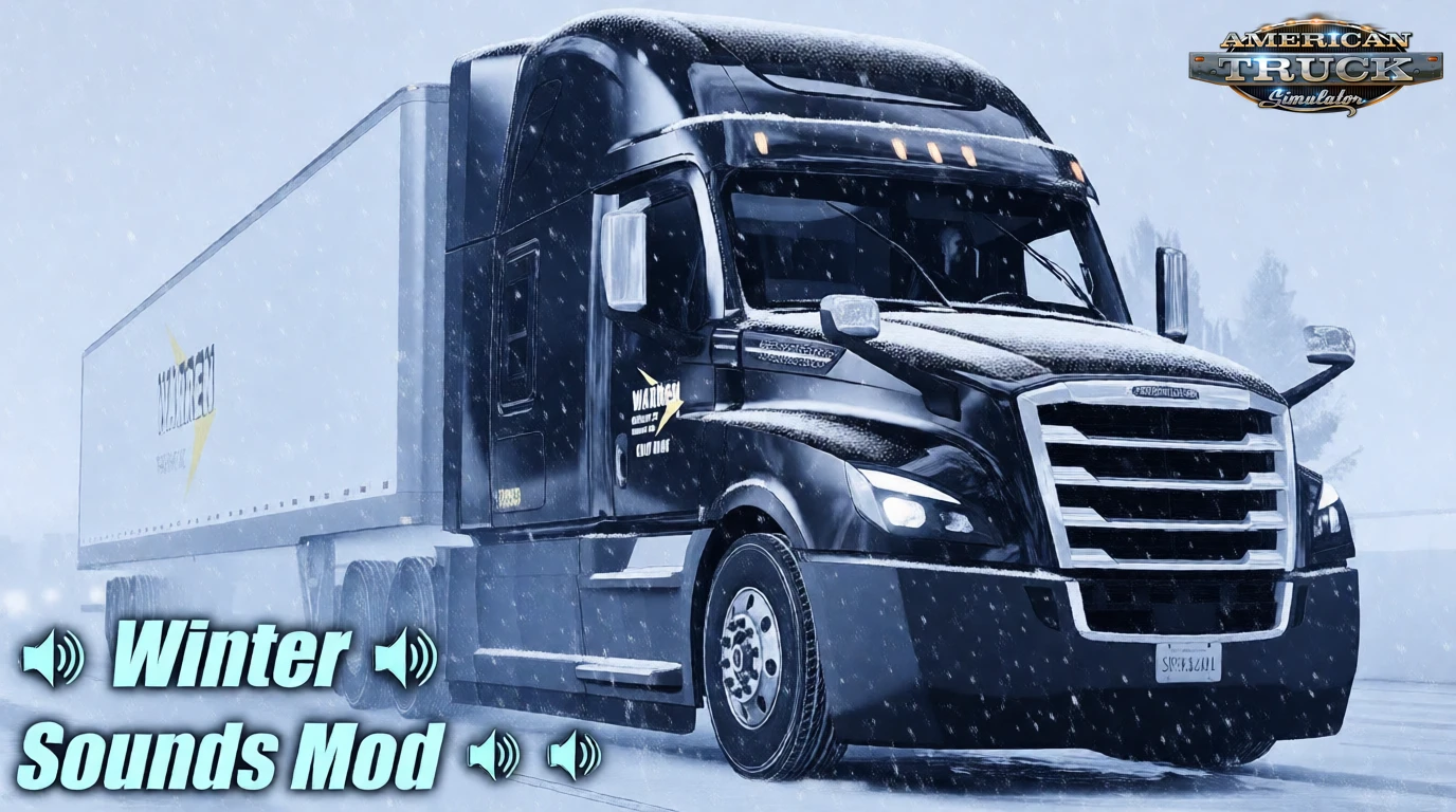 Winter Sounds Mod v1.57 (1.57.x) for ATS