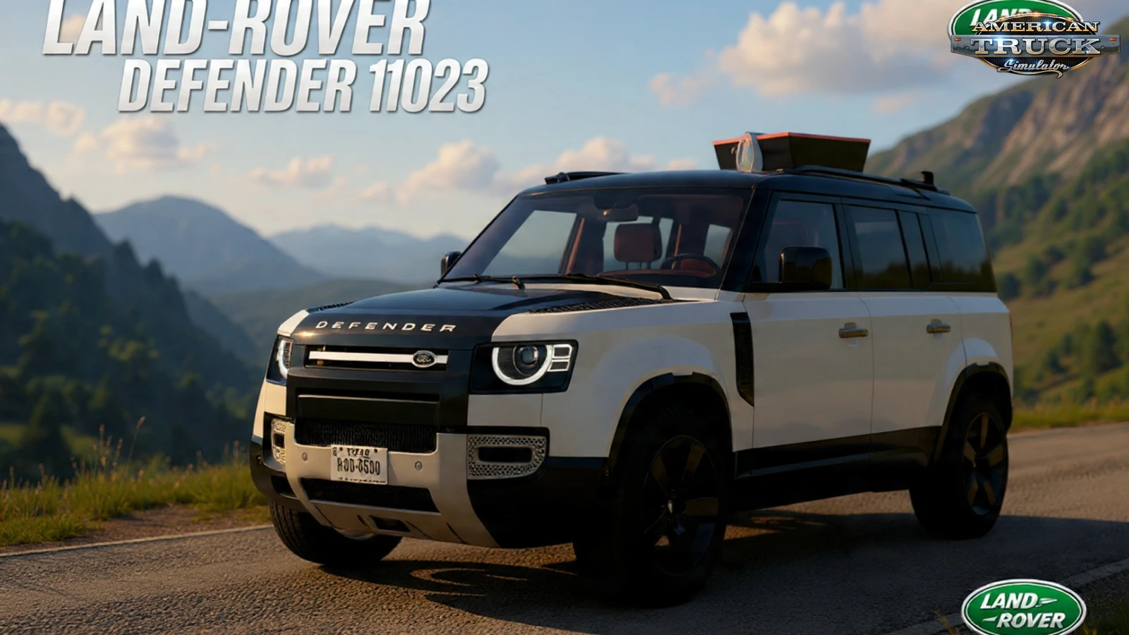 Land Rover Defender 110 2023 + Interior v1.8 (1.57.x) for ATS